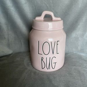 Rae Dunn - love bug baby canister